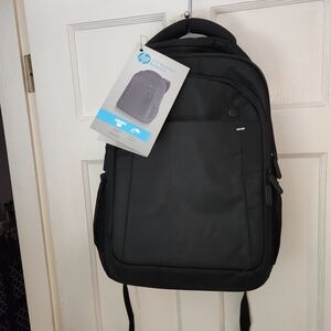 HP Sleek Black Laptop Backpack